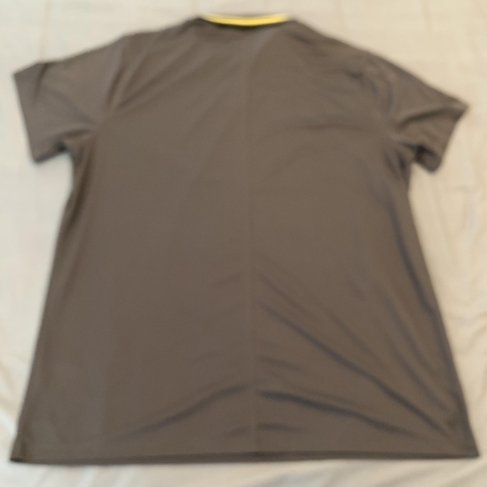 Utah Jazz Shirt Mens 2XL Gray NBA Basketball Dri Fit Polo Short Sleeve Nike - Picture 8 of 9